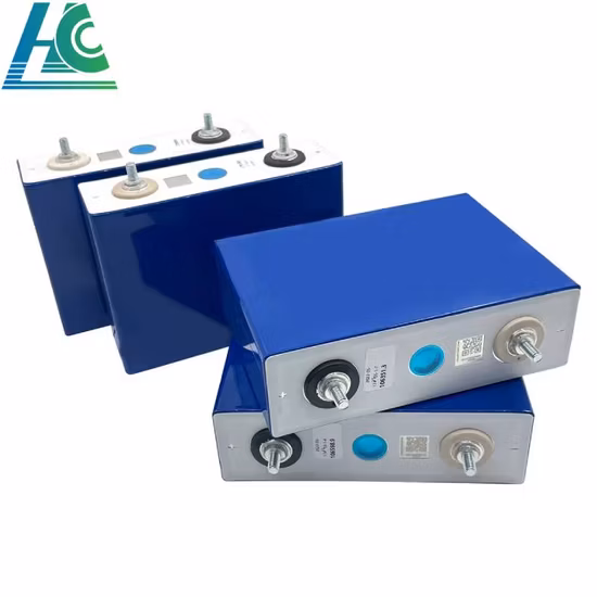 Célula de bateria prismática de íon de lítio LiFePO4 3,2V 100ah para sistema de armazenamento de energia, veículo elétrico, telecomunicações, embarcação, caminhão, empilhadeira